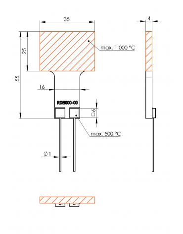 Flat heating elements