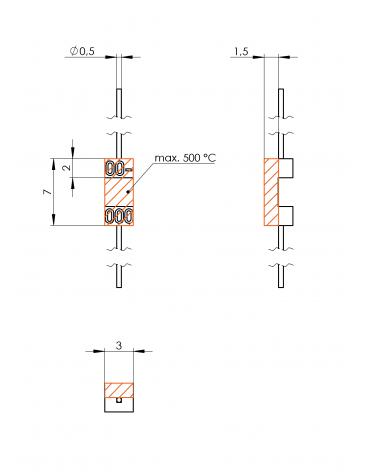 Flat heating elements